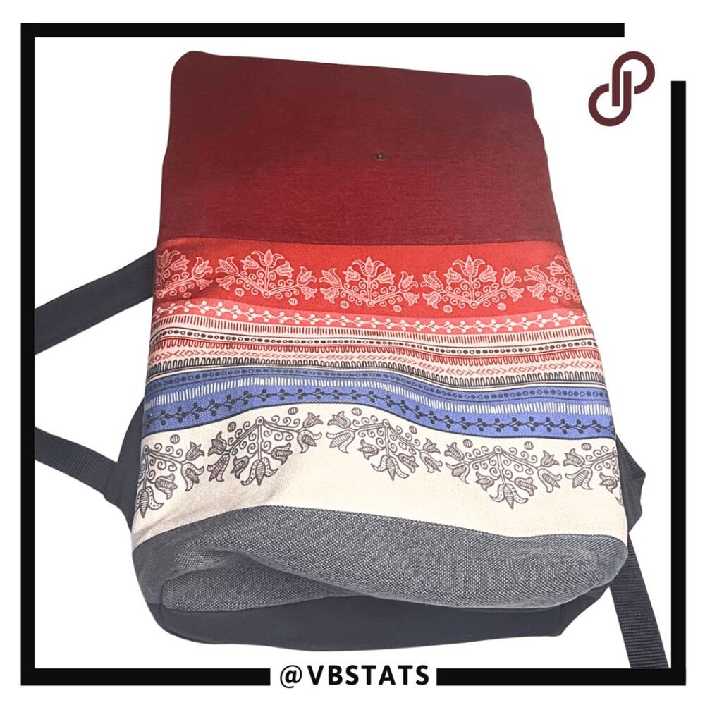 Lamoppe Women's Waterproof Handcrafted‎ Backpack Multicolor Size Medium